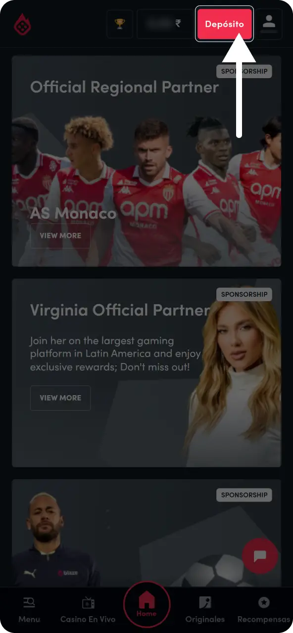 Añade fondos a tu saldo utilizando cualquiera de los métodos de pago disponibles.