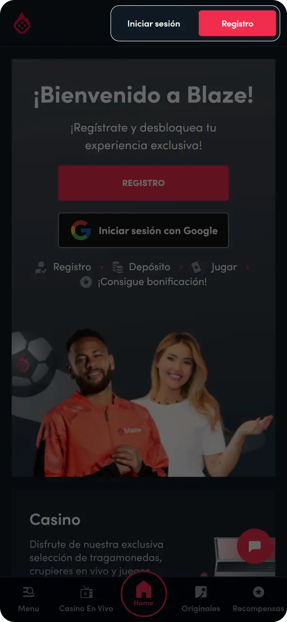 Accede con tus credenciales de usuario o crea una nueva cuenta en pocos minutos.