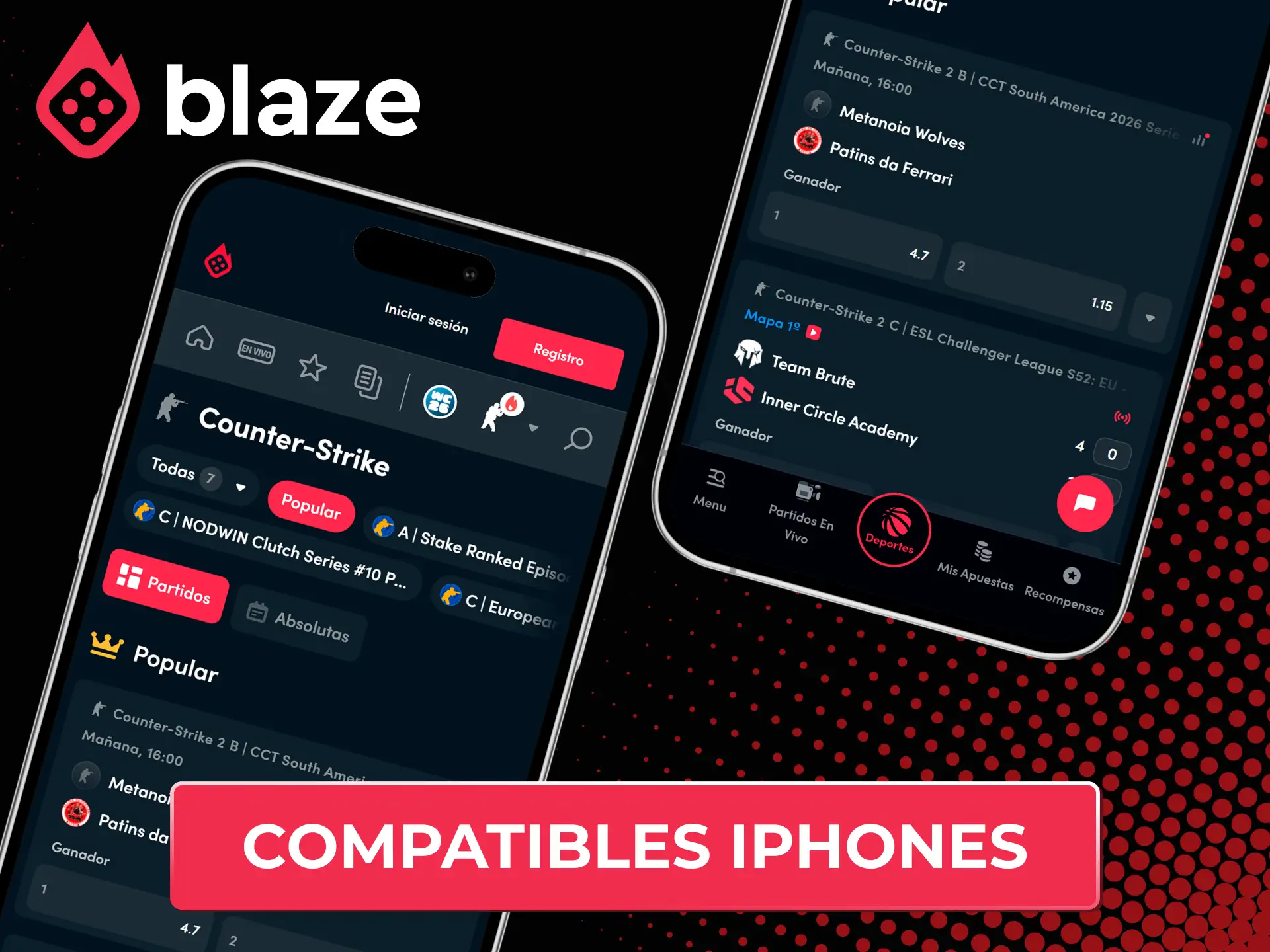 Consulta los modelos de iPhones compatibles para garantizar el correcto funcionamiento de la app de Blaze.
