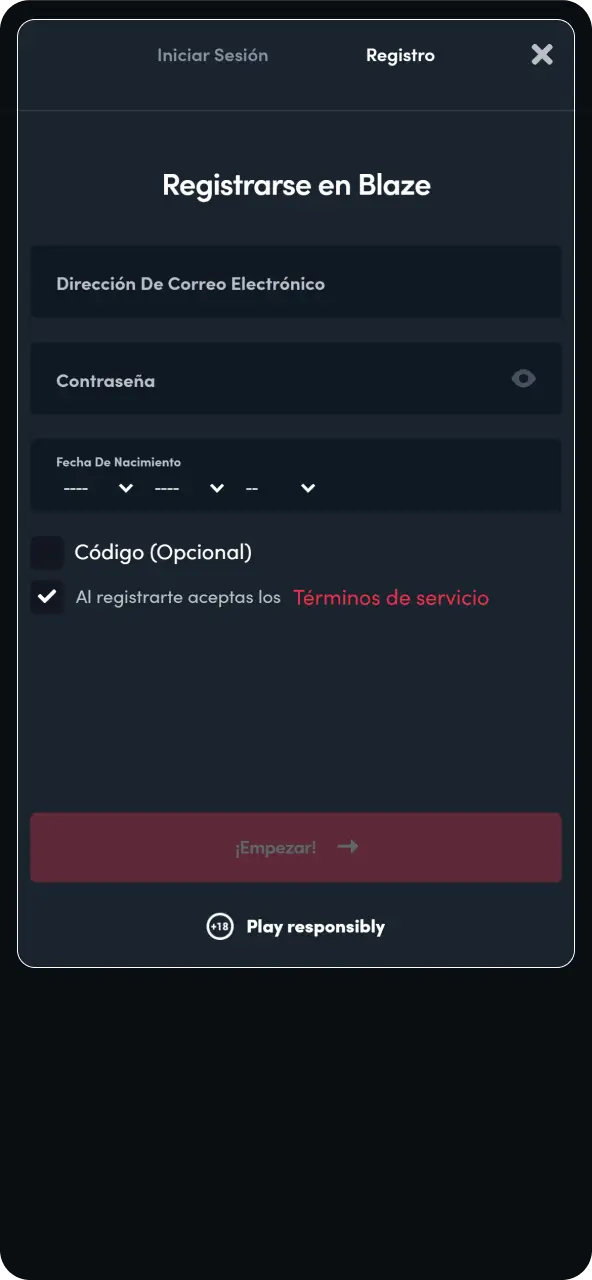 Registra un nuevo perfil de usuario completando el formulario con tus datos básicos en el portal oficial de la plataforma.