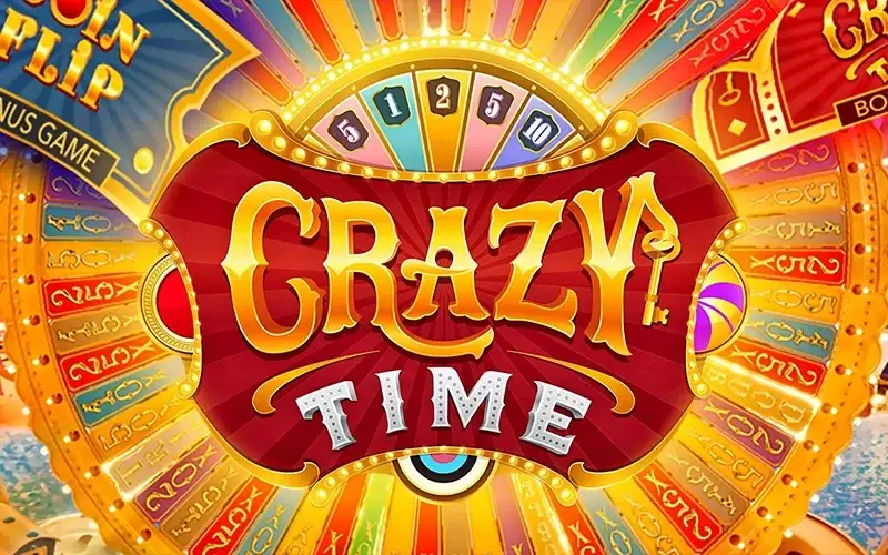Participa en el colorido show en vivo Crazy Time dentro del casino Blaze.