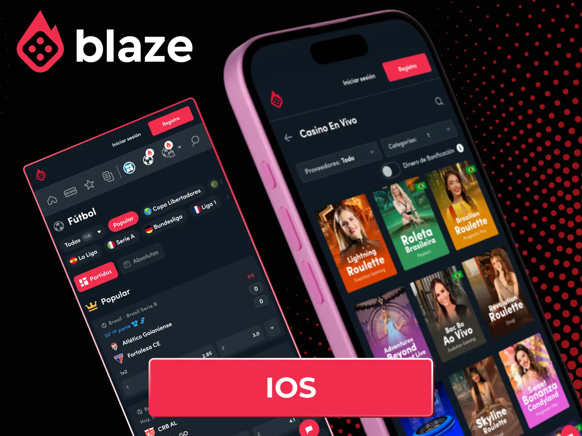 Instala la app Blaze Chile para iOS en tu iPhone y comienza a ganar dinero real.