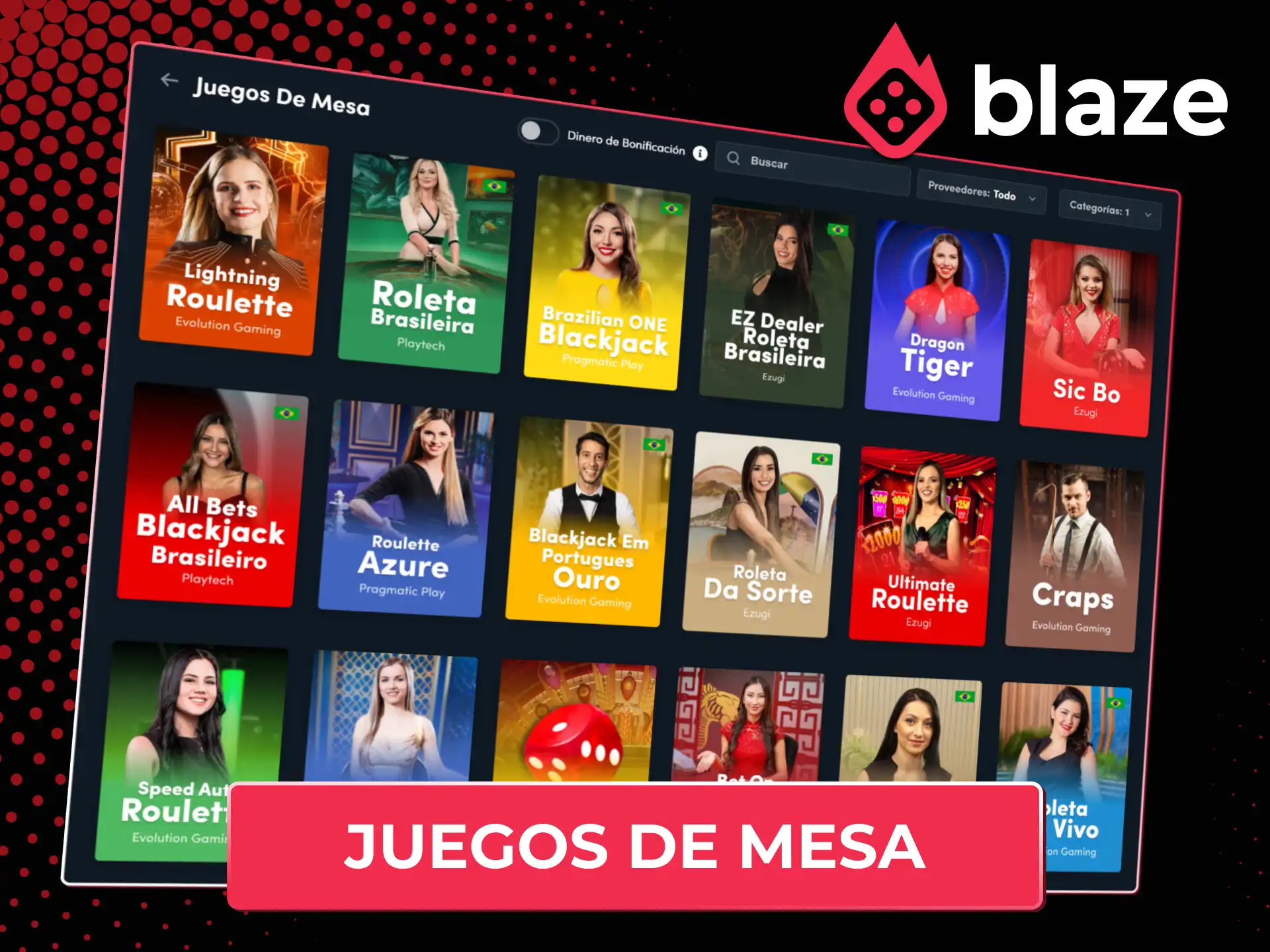 Disfruta de la estrategia en los juegos de mesa clásicos del casino online Blaze Chile.