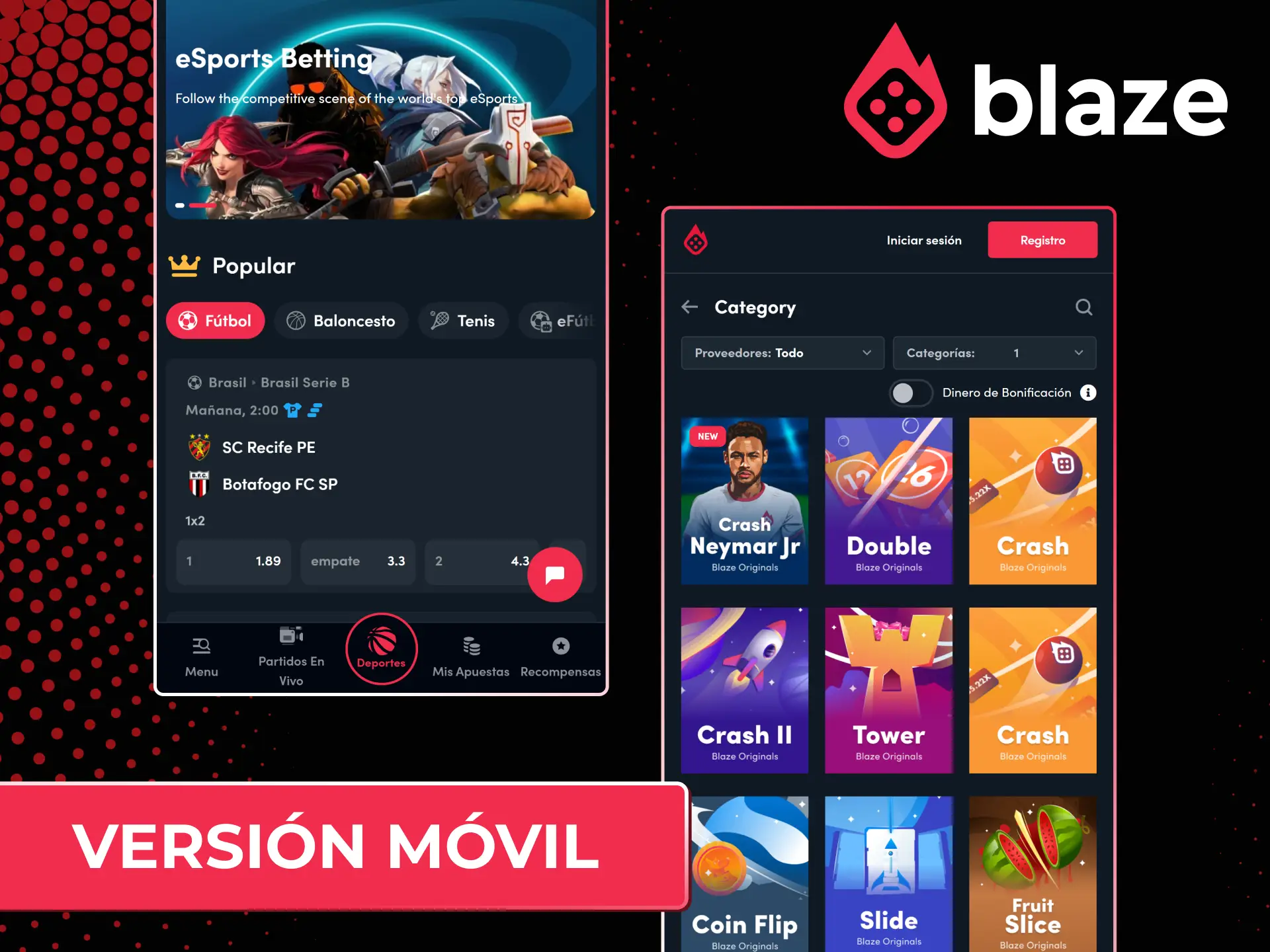 Accede a la versión móvil optimizada del sitio Blaze Chile y realiza apuestas en cualquier lugar.