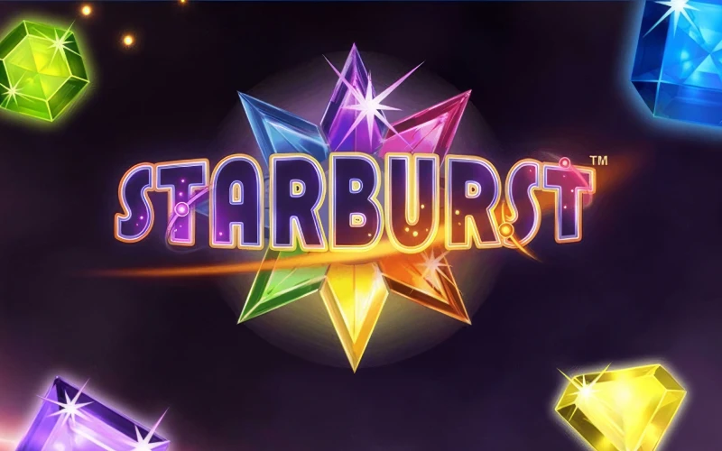 Consigue combinaciones brillantes en la clásica tragamonedas Starburst del casino Blaze.